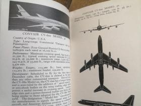 The Observer's Book of AIRCRAFT《观察家报》飞机志(1961年英文原版书，硬精装，271幅黑白飞机老照片，一页一图、飞机结构简图；前后衬页英文签名、简笔画、藏书章，品好！