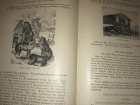 清末百年老书！ADVANCED INDUCTIVE GEOGRAPHY 高级归纳地理学(1899年英文原版书，16开布面硬精装，大量插图、五色印刷地图，品好）