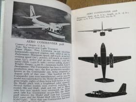 The Observer's Book of AIRCRAFT《观察家报》飞机志(1961年英文原版书，硬精装，271幅黑白飞机老照片，一页一图、飞机结构简图；前后衬页英文签名、简笔画、藏书章，品好！