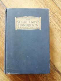THE  SECRETARY'S HANDBOOK 秘书手册(1953年英文原版书，32开布面硬精装，573页）