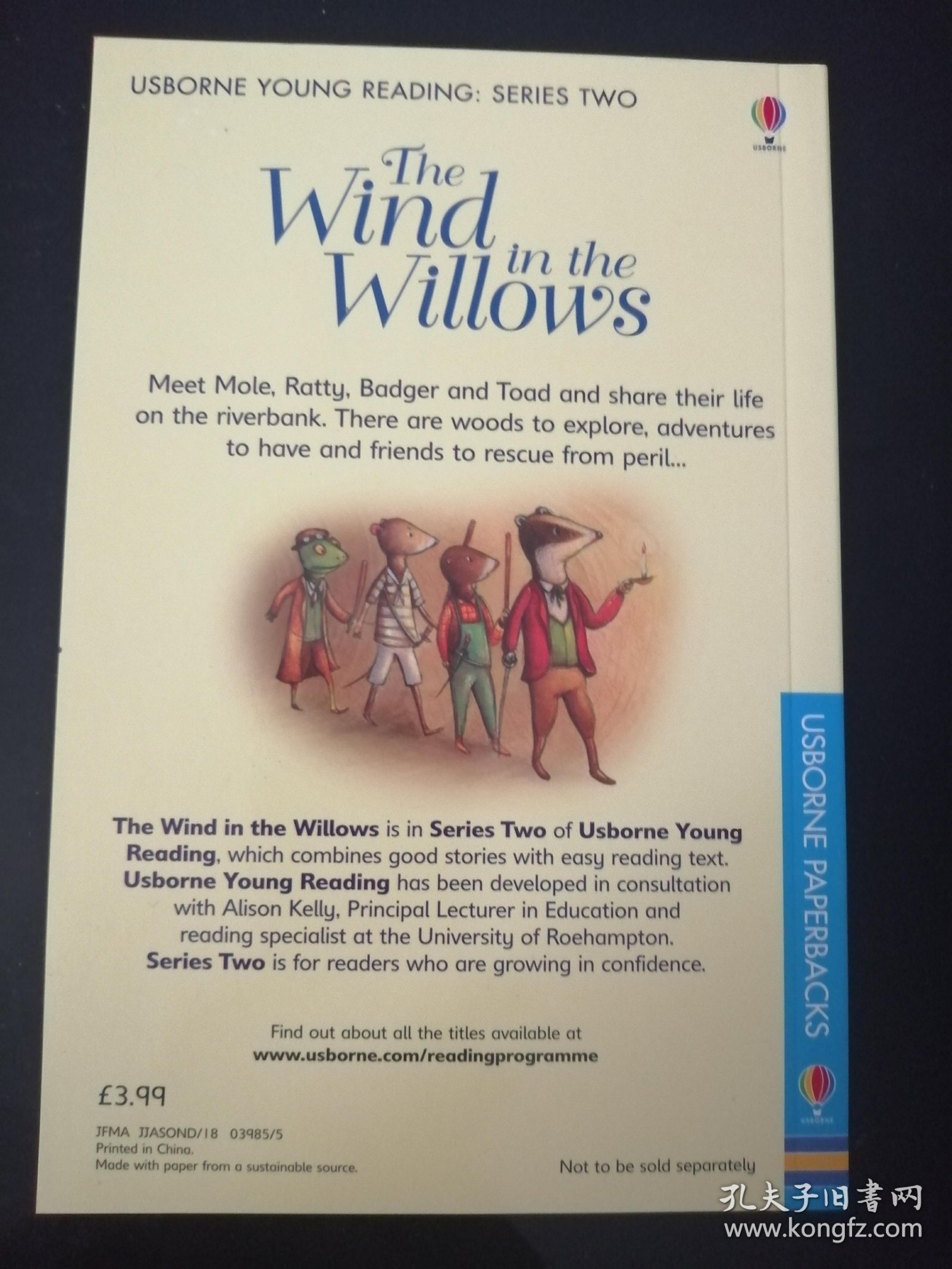 The Wind in the Willows 柳林风声（儿童绘本，32开英文原版彩印）