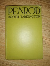 民国初年百年老书！PENROD 彭罗德(1914年英文原版书，大32开布面硬精装，大量插图）