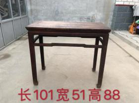 166_清代条桌,榆木材质,结实典雅,使用方便,收藏极品。