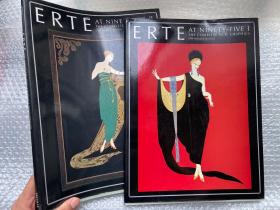 Erte （Erte 画集，罗曼·德·蒂尔托夫Romain de Tirtoff，1892-1990年。，4本合售）