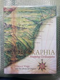 Cartographia-Mapping Civilizations / 绘出世界文明的地图  英文原版 （再赠送中文版一本 ，2013清华大学出版社出版 350页）