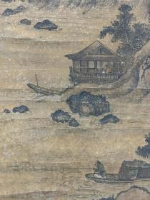 宋 米友仁 山水图立轴 绢画 画心尺寸86.5×39CM