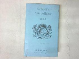 正版Schotts Miscellany 2008 /Ben SCHOTT