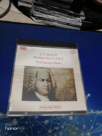 J.S.BACH Patitas Nos.3,4&5  Wolf Harden,Piano【一张光盘】