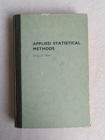 APPLIED STATISTICAL METHODS 应用统计方法