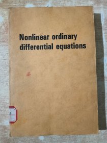 Nonlinear ordinary differential equations