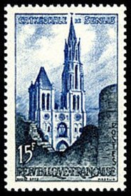 法国1958 桑利斯圣母大教堂 1全
