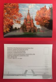 俄罗斯2008 彼得宫圣彼得大教堂 阿尔法&科尔内出版社明信片