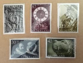 荷兰1962 国家文化基金附捐~国际博物馆会议 5全