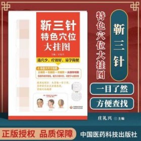 穴位图挂图靳三针特色穴位大挂图（大字真人版）