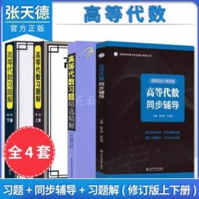 【全4册】高等代数习题精选精解+习题解上下册 修订版+同步辅导 山东科学技术出版社有限公司 9787533163099