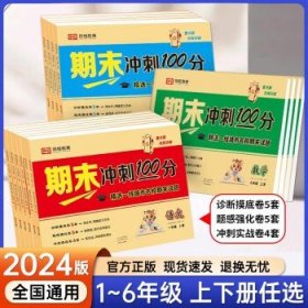 2024春荣恒教育期末冲刺100分  一年级下册 数学