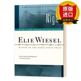 正版 Night 夜晚 奧普拉讀書會選書 1986年諾貝爾獎 英文版 Elie Wiese 英文原版