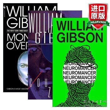 Sprawl Trilogy 英文原版 神经漫游者系列1-3册 科幻小说宗师 赛博朋克之父William Ford Gibson威廉·吉布森 英文版