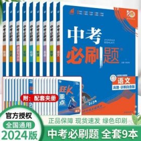 2024版中考必刷题 中考复习资料 全套9本