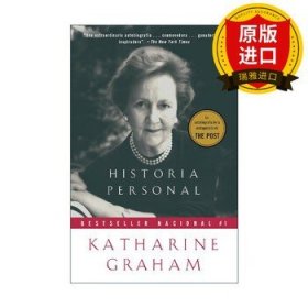 原版 Historia personal Personal History 我的一生略小于美國現(xiàn)代史 凱瑟琳·格雷厄姆自傳 進(jìn)口原版書籍 西班牙語原版