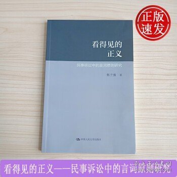 看得见的正义——民事诉讼中的言词原则研究