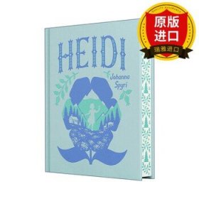 英文原版 海蒂 Heidi 兒童經(jīng)典布面精裝 進(jìn)口英語原版書籍 全英文版