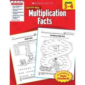 Scholastic Success with Multiplication Facts, Grades 3-4