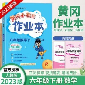 2023春黄冈小状元六年级下册 数学（人教版）