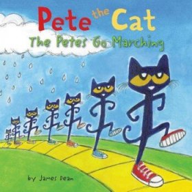 Pete the Cat: The Petes Go Marching 英文原版