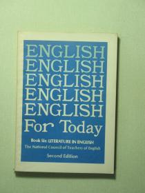 英文版 ENGLISH FOR TODAY 今日英语 第六册（58116)