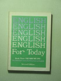 英文版 ENGLISH FOR TODAY 今日英语 第三册（58114)