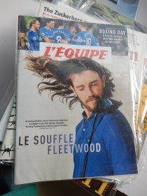 L'ÉQUIPE 2018年12月29日刊法国足球周刊杂志