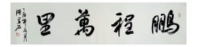 陈墨石书法，中国书画家协会副主席，鹏程万里
