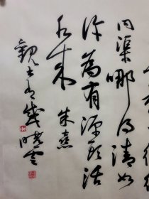 孙晓云书法 朱熹诗一首