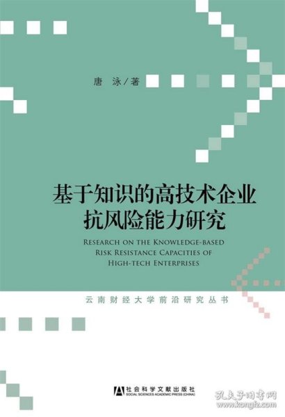 云南财经大学前沿研究丛书：基于知识的高技术企业抗风险能力研究