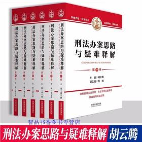 2022年版刑法办案思路与疑难释解全六卷 胡云腾主编中国法制出版社正版刑法实务工具书 刑事办案实务应用法律问题逐条释义 审理思路司法观点疑难释解量刑指导 根据刑法修正案十一编写精选典型案例