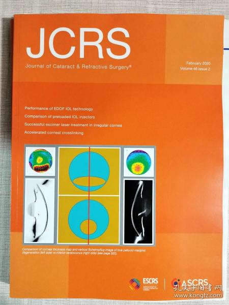 JCRS journal of cataract & refractive surgery 白内障与激光矫视杂志 2020年2月 英文原版