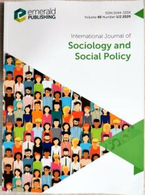 lnyernational journal of sociology and social policy  2020年1-2月 英文原版