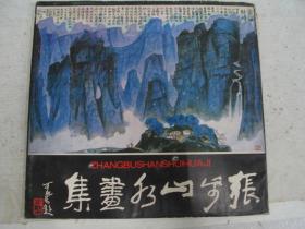 张步山水画集 在地下室有点受潮前后扉页 内干净最后一页有一点粘接 看好书影        FE9087
