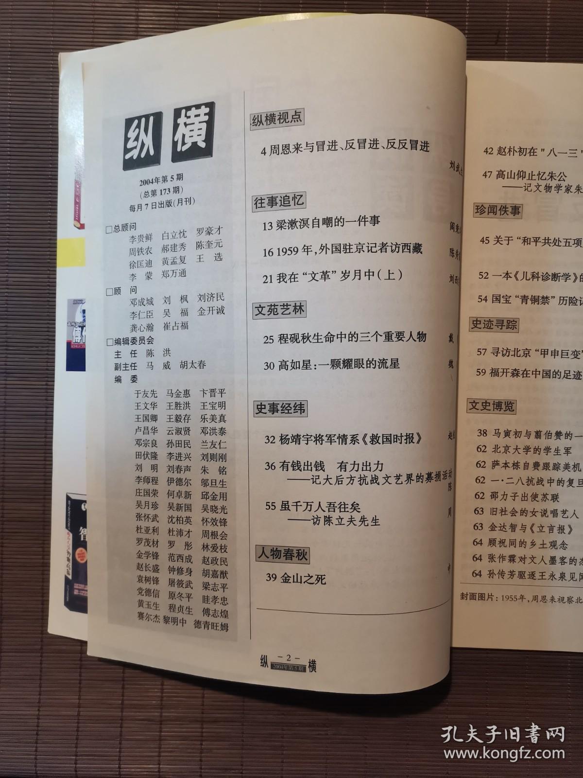 《纵横》2004年第5期