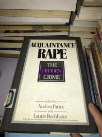 ACQUAINTANCE RAPE  THE HIDDEN CRIME