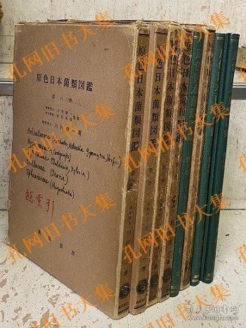 原色日本菌类图鉴　全8卷