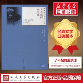 官方正版 不起的盖茨比菲茨杰拉德著姚乃强译名译丛书插图版附赠随机有声读物中外名家经典世界名著图书