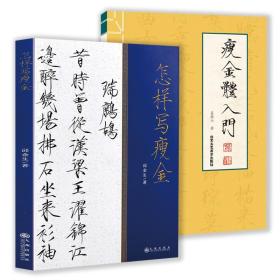 2册 怎样写瘦金+瘦金体入门 瘦金体毛笔字硬笔入门字帖赵佶瘦金体宋徽宗楷书千字文书写技法临摹书法教程