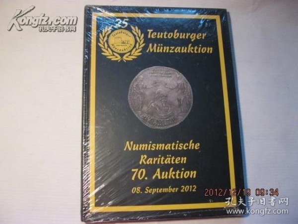 teutoburger münzauktion numismatische raritaten（70. auktion ）世界钱币拍卖【未开封】