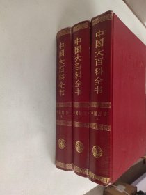 中国大百科全书—中国历史（1-3）三册合售