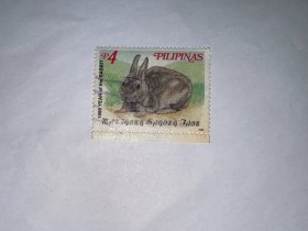 菲律宾信销邮票 兔子