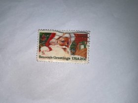 美国信销邮票  圣诞老人