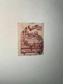 波兰信销邮票 建筑