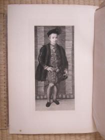 1877年蚀刻版画，35*25厘米，《一个男孩的肖像》。雅各布·达·蓬托尔莫（Jacopo Da Pontormo 1494-1556）作品，雕刻师V.Lhuillier
